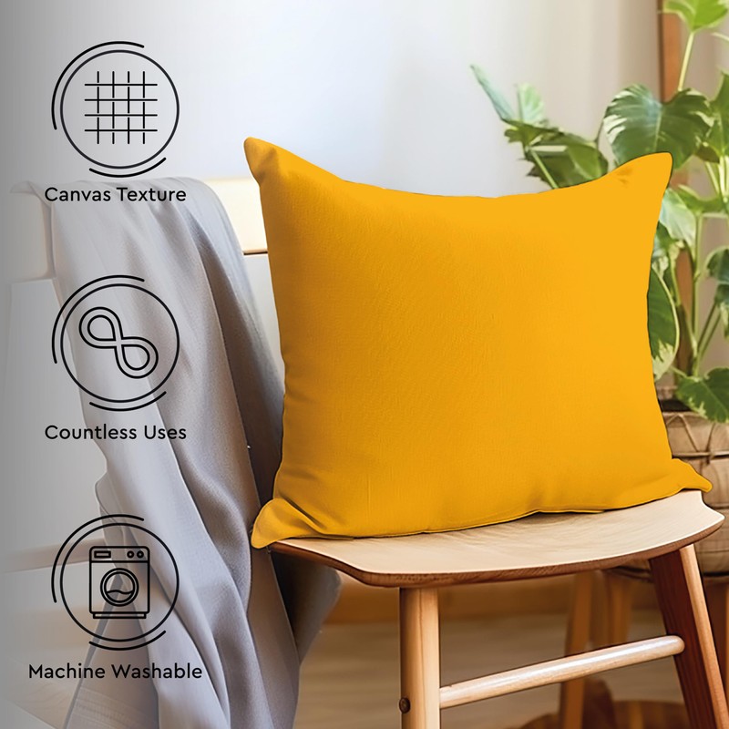 Encasa Homes Cushion Covers 2pc set (45 x 45 cm)