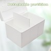 MHLLGN Tampon Holder for Bathroom, White Plastic Organizer for Napkin