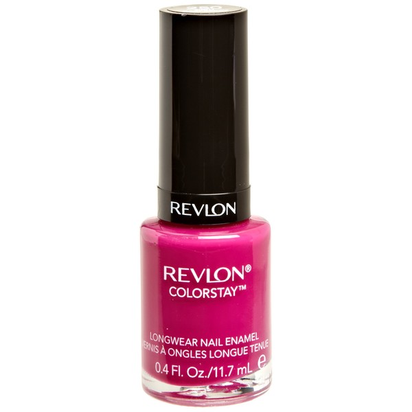 REVLON Colorstay Nail Enamel, Rich Raspberry, 0.4 Fluid Ounce