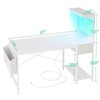TIQLAB Gaming Desk 47 inch with Power Outlet and LED