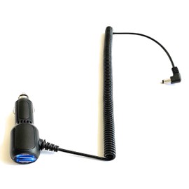 DCPOWER Coiled/Curled Power Cord Compatible Replacement for Cobra SPX955 IVT Radar Detector