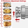 Eascandy Pasta Maker Attachment for KitchenAid Stand Mixer, Stainless Steel