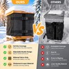 Winter Beehive Wrap for 2 Deep Boxes – Adjustable 600D