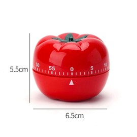 Cute Tomato Shape 360 Degree Rotating Kitchen Cooking Timer Kitchen Craft Mechanical Wind Up 60 Minutes Timer