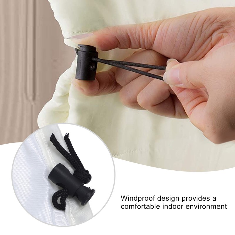 Air Conditioner Cover AC Inside Unit Window Windproof Cover Indoor