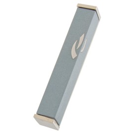 Hadarya Weatherproof Powder Coated Aluminium Mezuzah Case, 9.5cm, Blue