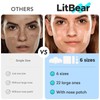 LitBear Large Pimple Patches for Face (6 Sizes 118 Patches),