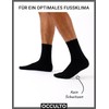 Occulto Men's 100% Cotton Socks Pack of 6 (Model: Roland),