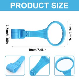 MIRKUZI Pack of 4 Rings for Baby Cots Multicoloured Hanging Ring Removable Hand Rings Help Babies Learn to Run and Train Arm Strength