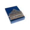 GEWA Kalimba Thumb Piano Mahogany Blue Beetle Design 21 Steel