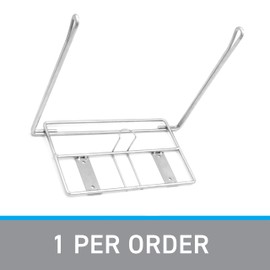 SSWBasics Hanging Plastic Bag Holder - Convenient T-Shirt Storage (11 x 6 x 21") - Sturdy Metal Holder for Easy Access