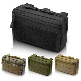 Tactical Molle Admin Pouch Multi-Purpose Modular Utility Tool Bag, Small Molle Pouches for Vest Backpacks Belt Tactical Vests
