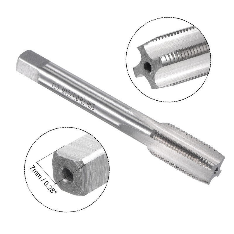 sourcing map M12 x 1mm Metric Tap and Die Set,