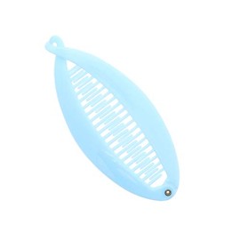 Light Blue 5 Inch Banana Clip Hair Clincher Rounded Edges Hair Comb