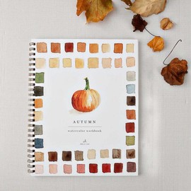 Watercolor Painting Book, Flower Pattern Watercolor Painting Book, DIY Painting Supplies for Home Decor, Art Supplies for Adults & Teens, Watercolor Palette Set