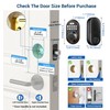Veise Fingerprint Door Lock, Keyless Entry Keypad Deadbolt, Anti Peeping