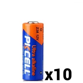 PKCELL 10 TEN PKCELL A23 12V ALKALINE BATTERIES 23A 21/23 MN21 L1028 LRVO8 BRAND NEW