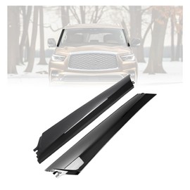 KUAFU Windshield A Pillar Molding Trim Panel Compatible with 2011-2013 Infiniti QX56 2014-2023 QX80 2017-2022 Nissan Armada Replacement for 76837-1LA0A 76837-6JR0A 76836-1LA0A 76836-6JR0A Left & Right