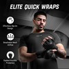 Hayabusa Elite Quick Wraps - Black, X-Large