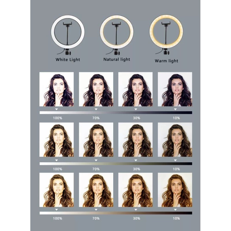 OEM Aro De Luz Led Profesional 12 Pulgadas Incluye Tripié
