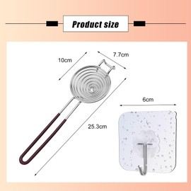 EULAPGOE 2 Pcs Egg Separator Egg Yolk White Separator Stainless Steel Egg White Egg Yolk sieving Filter Cooking and Baking Egg Yolk Separator