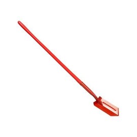 CORONA SS 64335 - Trench Digging Shovel - 5 in 28° Angle, 12 Gauge, 48 in Solid-Core Fiberglass Handle