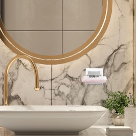 Garneck Soap Holder with Magnetic Soap Dish Soap Dish Wall Mounted Magnetic Soap Holder No Drilling for Shower Sink Bath Kitchen Sink White