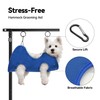 Foldable Dog Grooming Arm with Clamp: Adjustable Height 26"-40", Dog