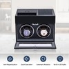 Mcbazel Automatic Double Watch Winder with Storage Box, Watch Winders