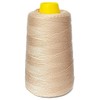 Young Hair Thick Human Hair Sewing Thread with 3pcs Curl