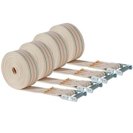 Mytee Products (4 Pack 2" x 17' Piano Moving Strap with Roller Buckle, Made from Cotton Webbing
