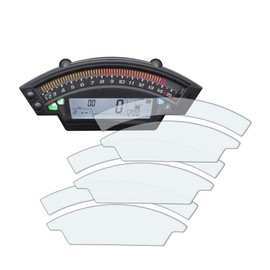 Kawasaki ZX-10R 2012+ Dashboard screen protector: 3 x Ultra Clear