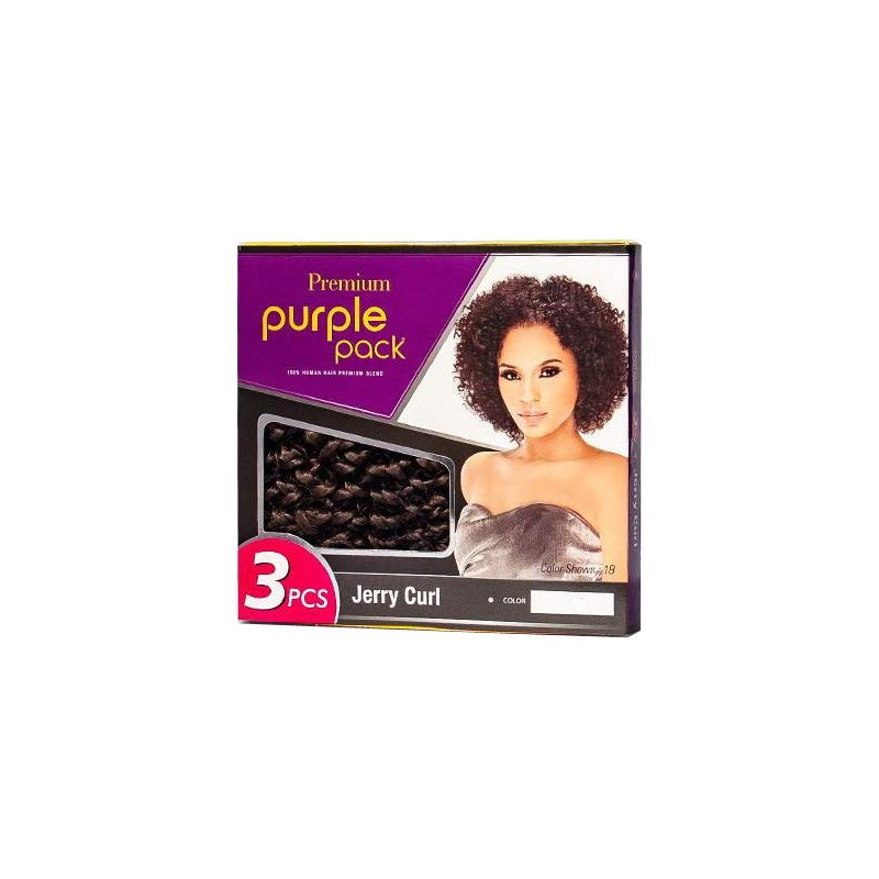 Outre Premium Purple Pack 3Pcs JERRY CURL Color: 1