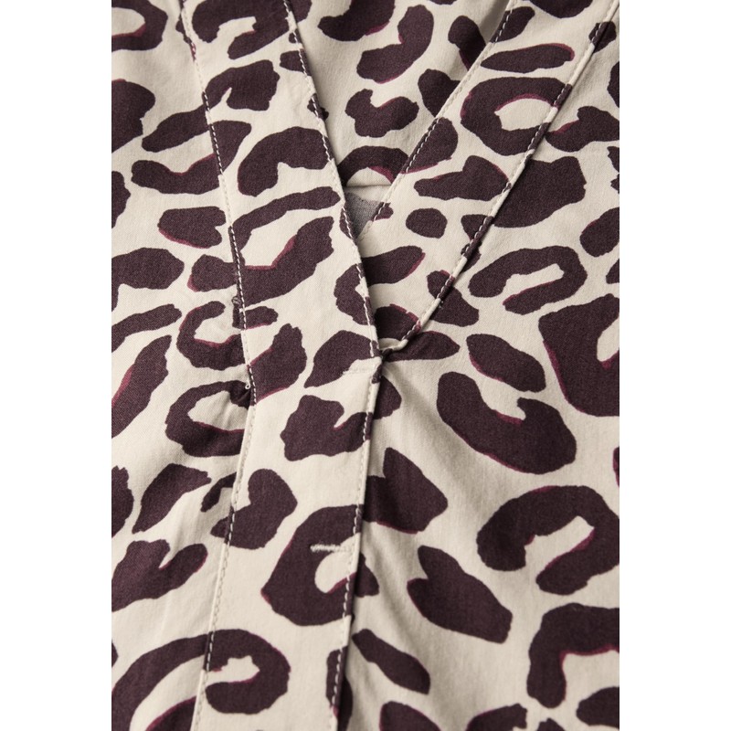 Cecil Women's Patterned Blouse Top, Mulberry Red