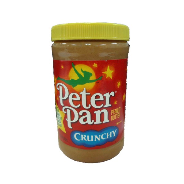 Peter Pan Crunchy Peanut Butter, 16.3-Ounce (Pack of 6)