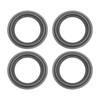 Rebower Speaker Foam Edge Surround Rings Rubber Perforated Subwoofer Rings