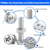 1110PCS Nuts and Bolts Assortment Kit, Stainless Steel Hardware Assortment