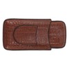 3 Finger Cigar Case Artificial Leather Soft Anti Fade Breathable