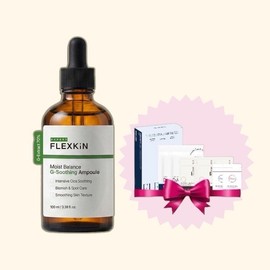 Flexkin Ampoule Moist Balance G-Soothing Calming Ampoule 100ml+Starter Kit / 플렉스킨 앰플 모이스트 밸런스 G-수딩 진정앰플 100ml+스타터 키트