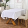 ZIMEL HOMES Extra Large Rectangular Fabric Tablecloth 150x300cm and 140x200cm