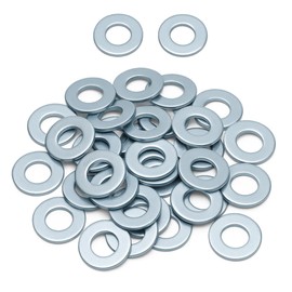 Washers M8 DIN125 A-Shape Flat Galvanised Washers Body Washers Galvanised Steel (M8, 100)