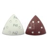 60 pieces HKB ® sanding triangles, 93 x 93 x