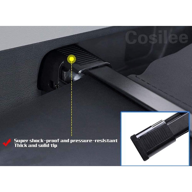 Cosilee Retractable Cargo Cover for Nissan Rogue 2021-2026 - Carbon