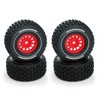 4Pcs RC Tires and Wheel for 1/14 Mojave Grom,RC Front/Rear