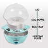 Nostalgia Retro Electric Large Hard-Boiled Egg Cooker, 7 Capacity, Poached,