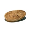 Soap Dish Olive Wood Oval Medium 125 x 75 cm
