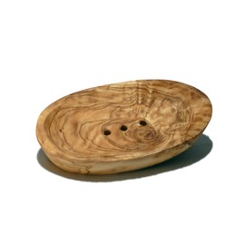 Soap Dish Olive Wood Oval Medium 125 x 75 cm