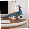 GRIRIW Wedding Decor Peacock Statue Ornament Home Tabletop Peacock Adornment