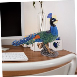 GRIRIW Wedding Decor Peacock Statue Ornament Home Tabletop Peacock Adornment Craft Decorati