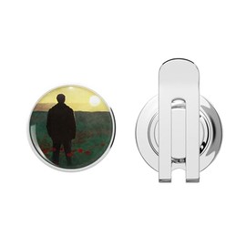 BKR Graphics Handsome Masculine and Strong Man is Tied with Thick Ropes Golf Hat Clip with Magnetic Ball Marker